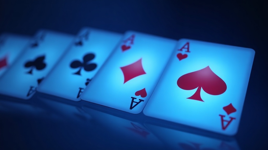 Holding two cards on a video poker screen while the rest are redrawn